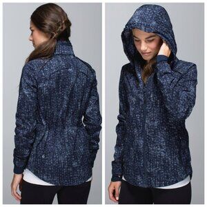 Lululemon Spring Forward Jacket Kanoko Twist Inkwell Ghost 6